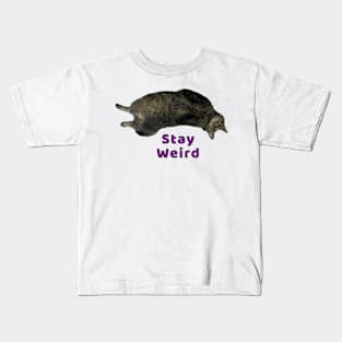 Stay Weird Kitty Kids T-Shirt